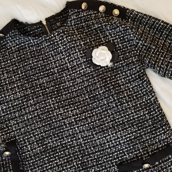 NWT ZARA TWEED MINI DRESS - Picture 4 of 6